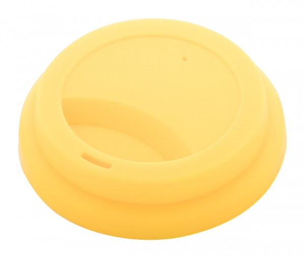 CreaCup cană termoizolantă personalizată, capac  galben