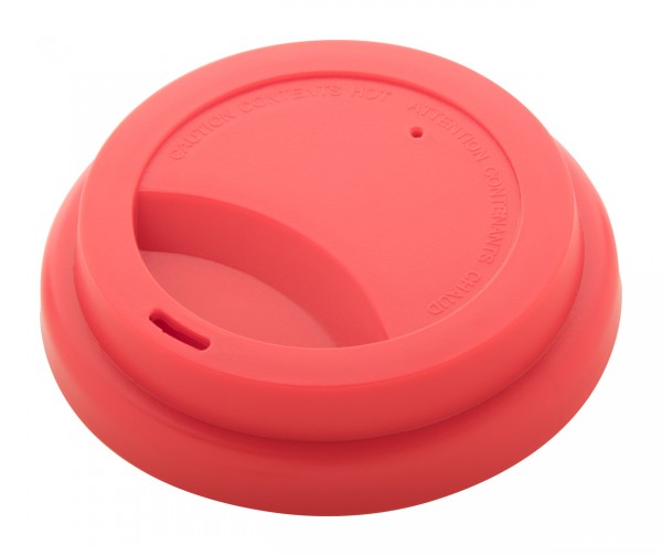 CreaCup cană termoizolantă personalizată, capac  roșu