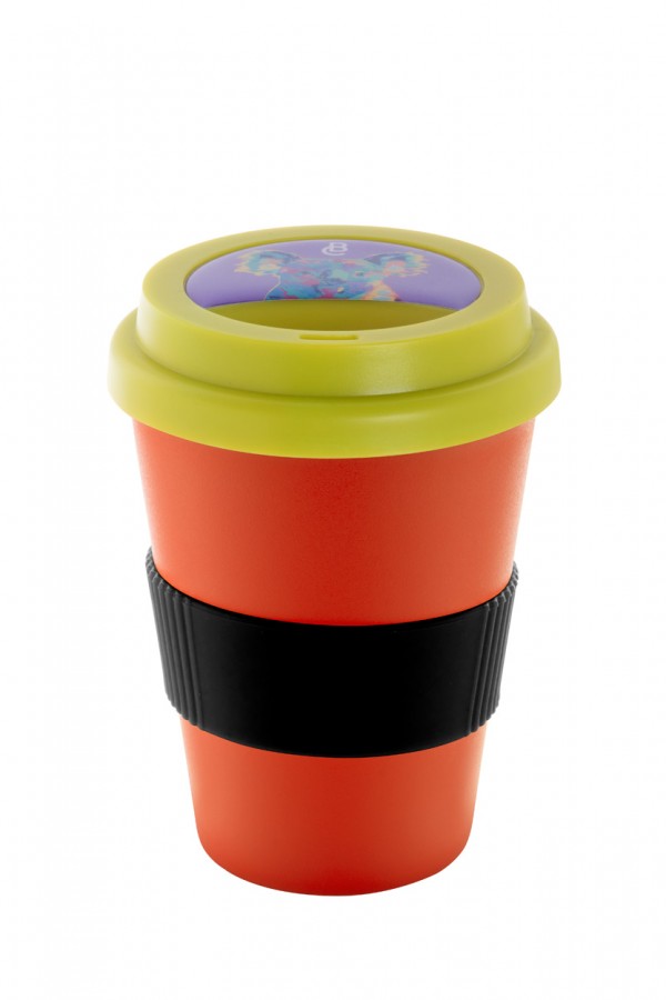 CreaCup Mini cană termoizolantă personalizată, capac  verde