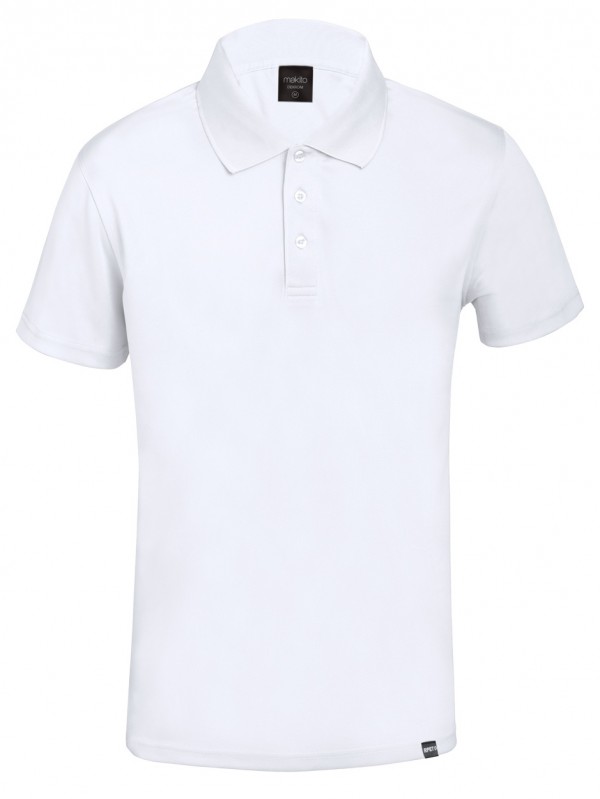Dekrom tricou polo RPET L alb