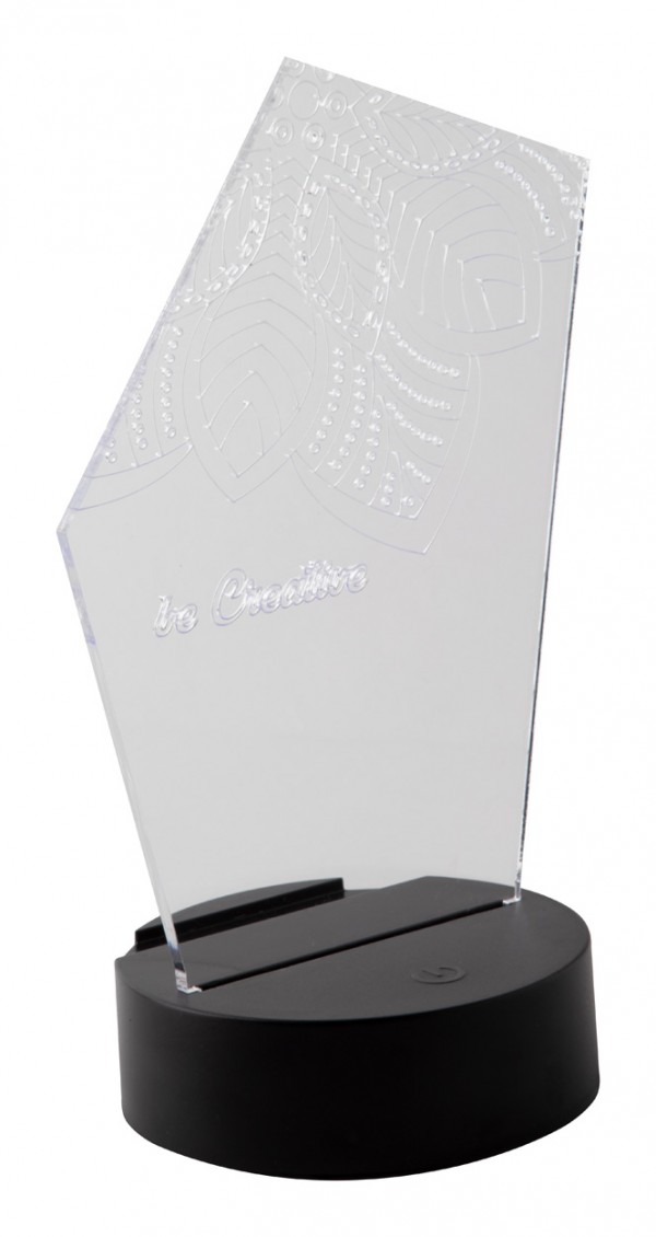 Ledify trofeu cu LED  transparent