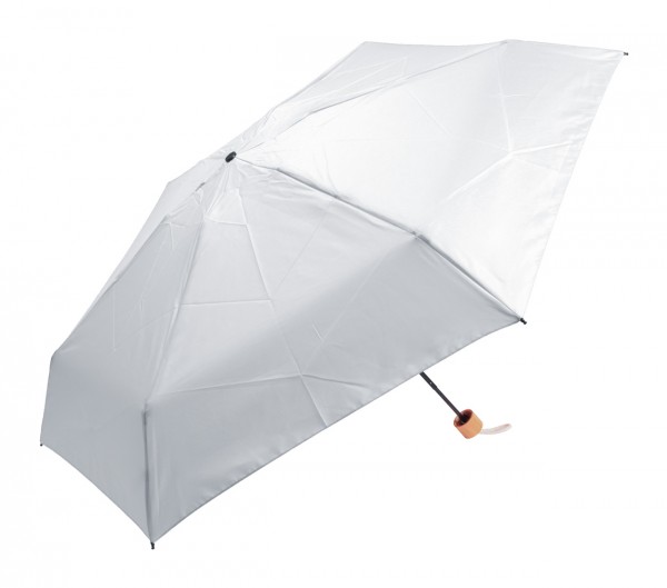 Miniboo umbrelă mini, RPET  alb