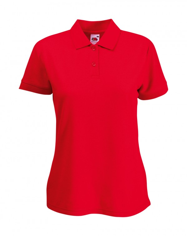 65/35 polo de damă L roșu