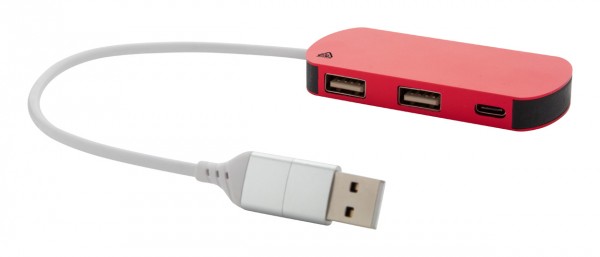 Raluhub Port USB  roșu