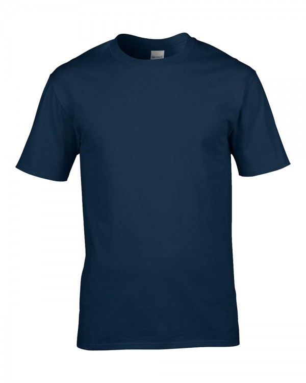 Premium Cotton tricou XXL albastru închis