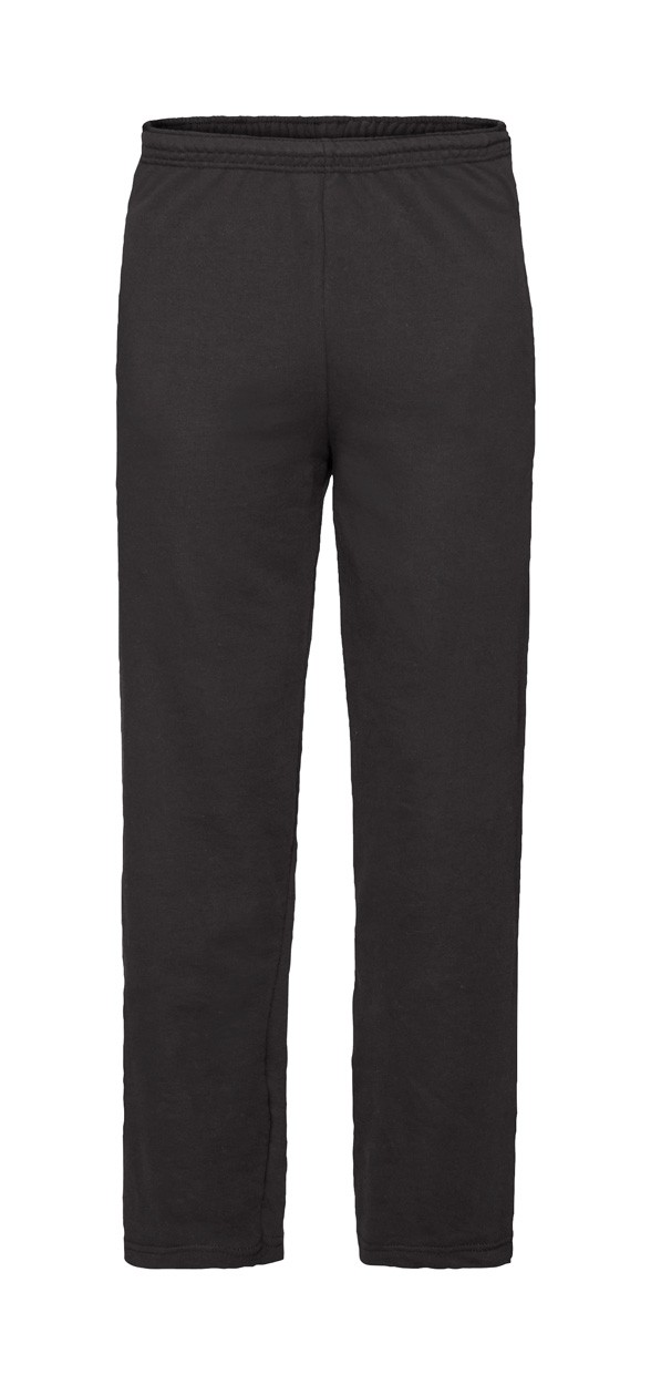 Lightweight Open Hem pantaloni trening, lungi XL negru
