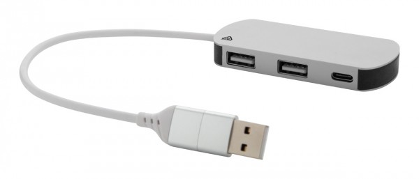 Raluhub Port USB  argintiu