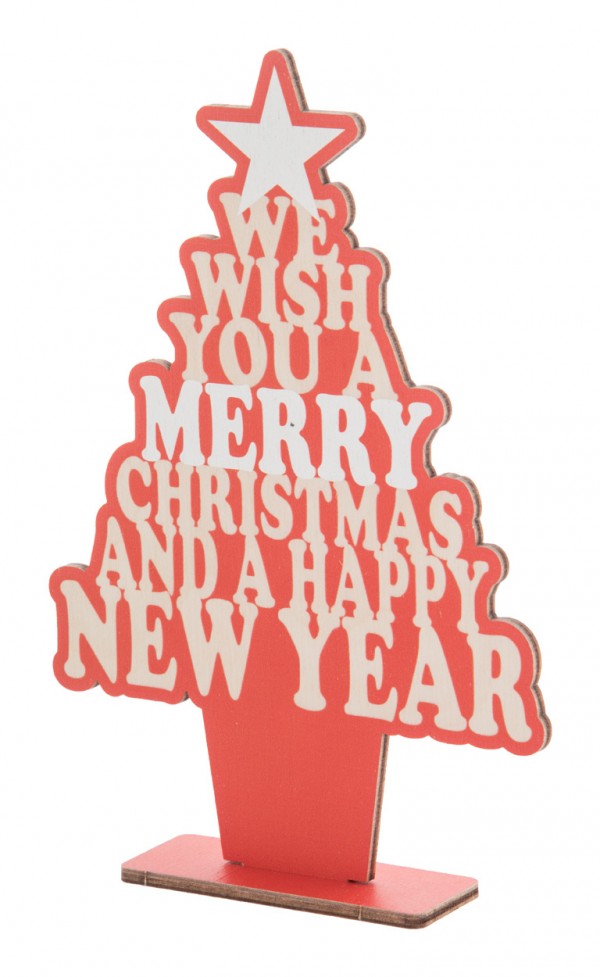 Kampsala Brad de Crăciun, de birou  roșu