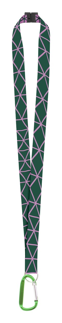 Subyard XL Safe lanyard cu sublimare  verde