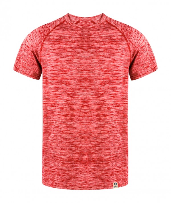 Tecnic Kassar tricou sport, material reciclat RPET M roșu