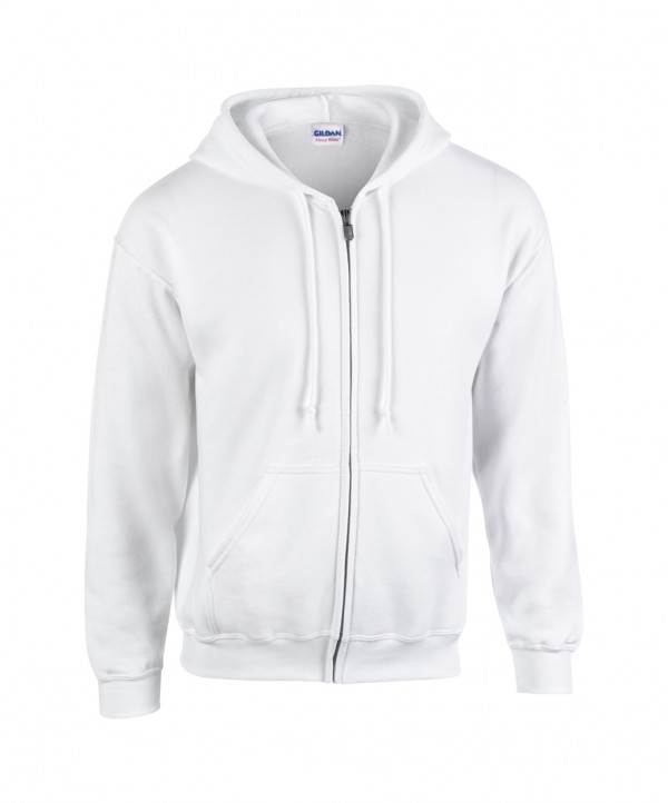 HB Zip Hooded hanorac XXL alb