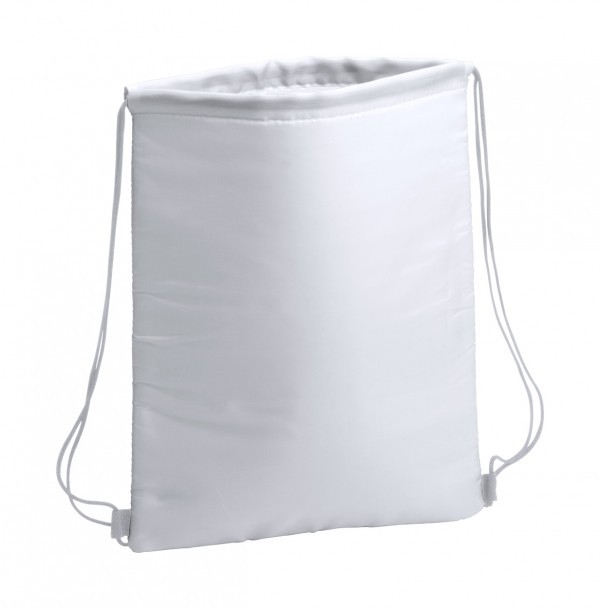 Nunat geantă drawstring termoizolantă  alb