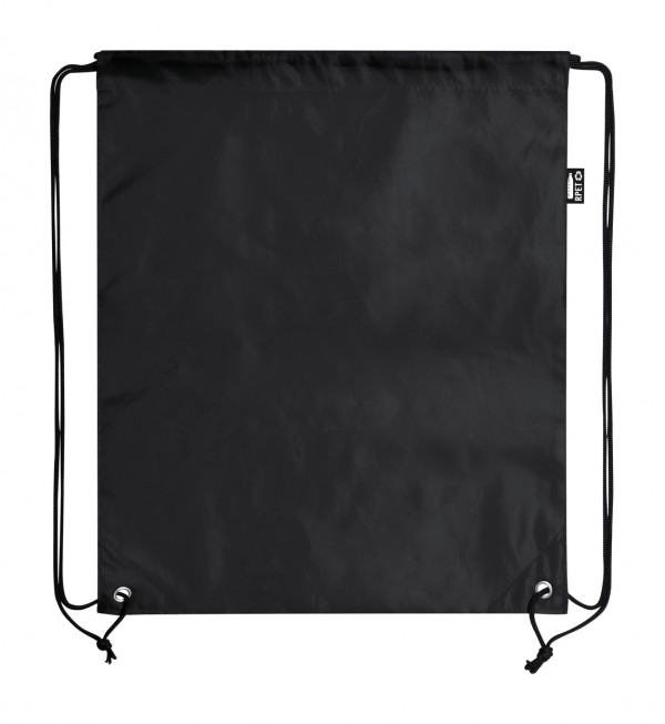 Redraw rucsac drawstring, material reciclat RPET  negru