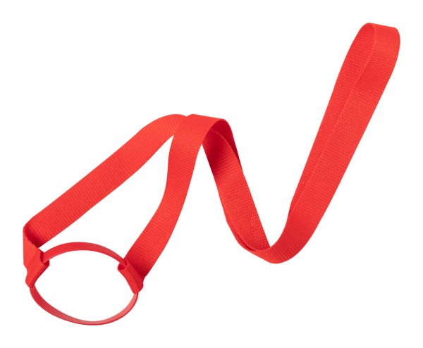 Lancup lanyard cu suport sticlă  roșu
