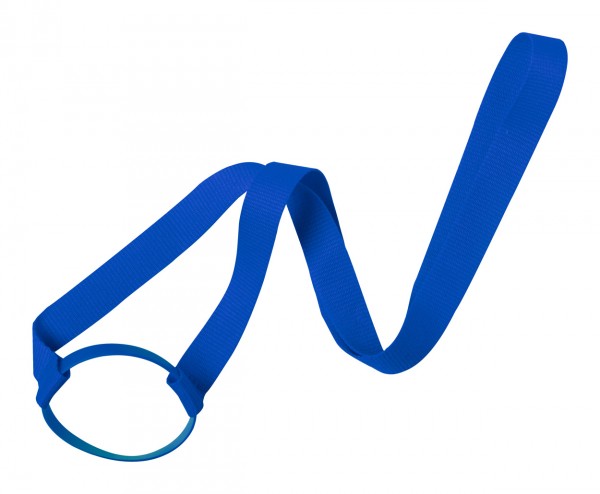 Lancup lanyard cu suport sticlă  albastru