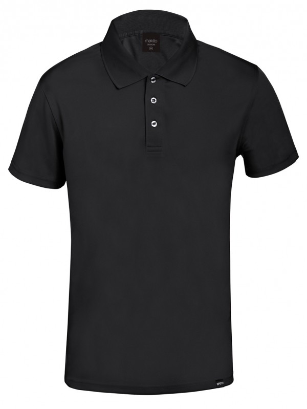 Dekrom tricou polo RPET S negru