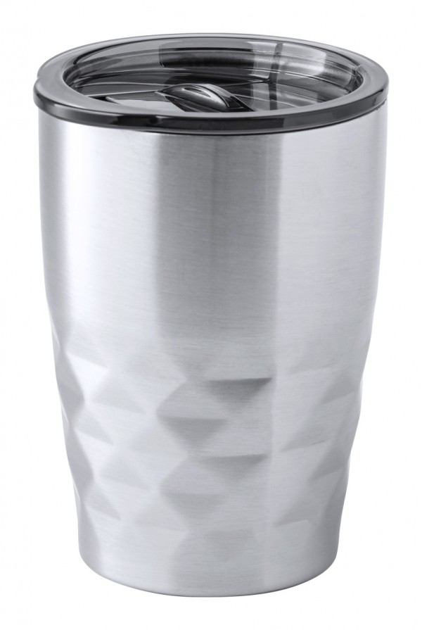 Cupper cană termoizolantă  argintiu