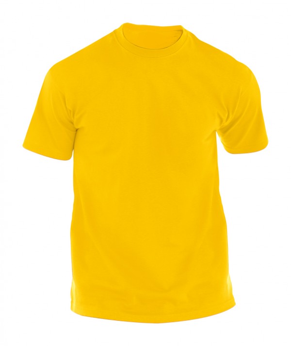 Hecom tricou colorat pentru adulţi XXL galben
