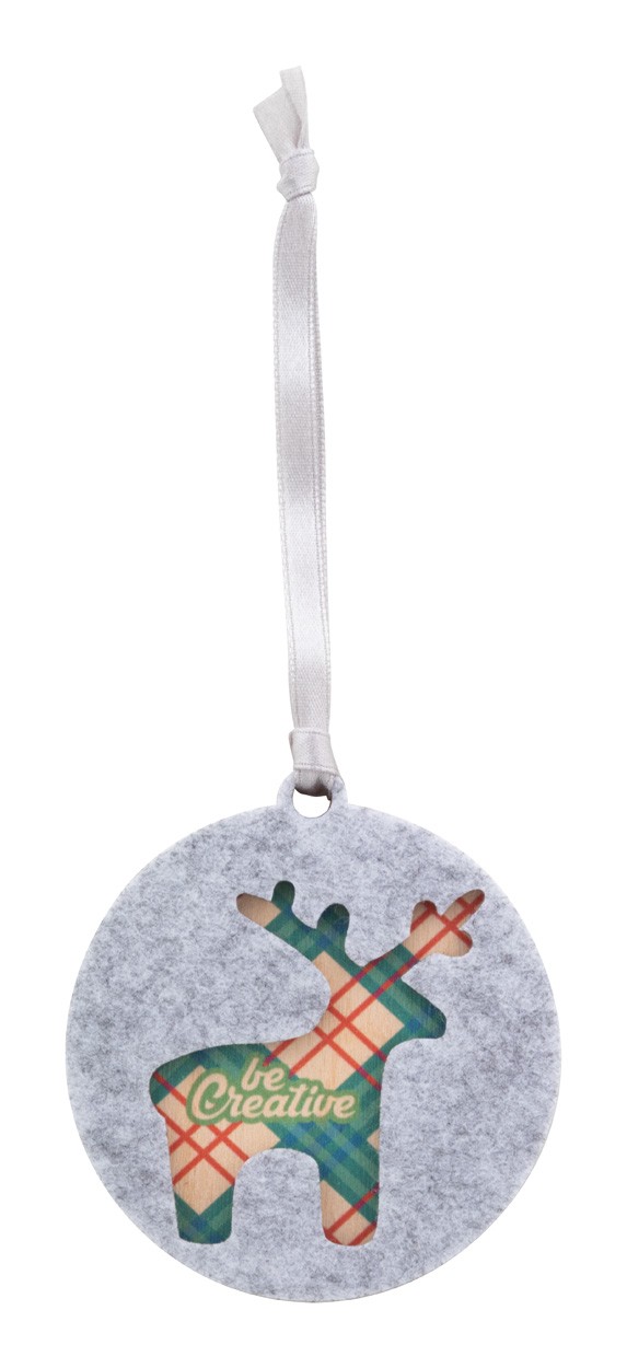CreaFelt Tree Ornament pentru brad, ren  gri