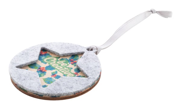 CreaFelt Tree Ornament pentru brad, stea  gri