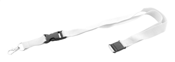 Revent Plus lanyard, RPET  alb