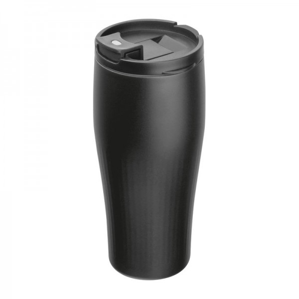 TOMMASO Cană termos inox vacuum, 500 ml ø 7,8 x 19 cm Negru