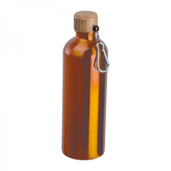 RUTH Sticlă din oţel inoxidabil cu carabină, 750ml ø 7,3 x 23,5 cm Portocaliu