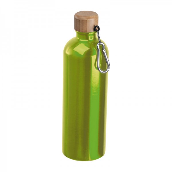 RUTH Sticlă din oţel inoxidabil cu carabină, 750ml ø 7,3 x 23,5 cm Light green