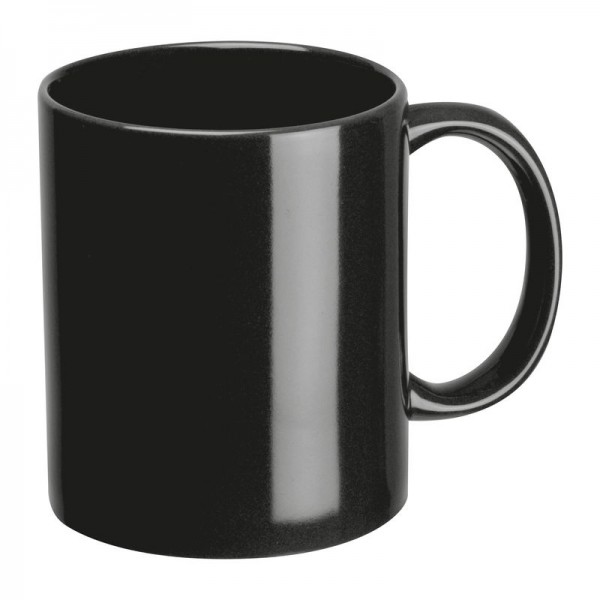 DEREK Cană ceramică lucioasă, 300ml ø 8,2 × 9,5 Negru