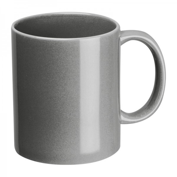 DEREK Cană ceramică lucioasă, 300ml ø 8,2 × 9,5 Gri