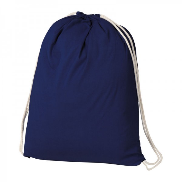 WITALIS Sac sport bumbac 35 × 45 cm Albastru Inchis
