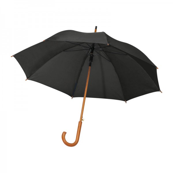 CHRISTINE Umbrelă automată, RPET ø 105 × 88 cm Negru