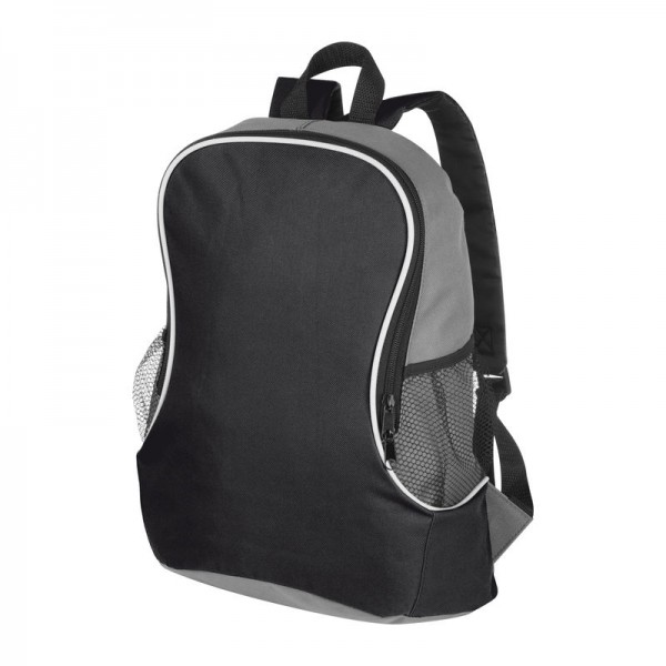 CAMERON Rucsac din poliester cu buzunare laterale 31 × 14 × 40 cm Negru