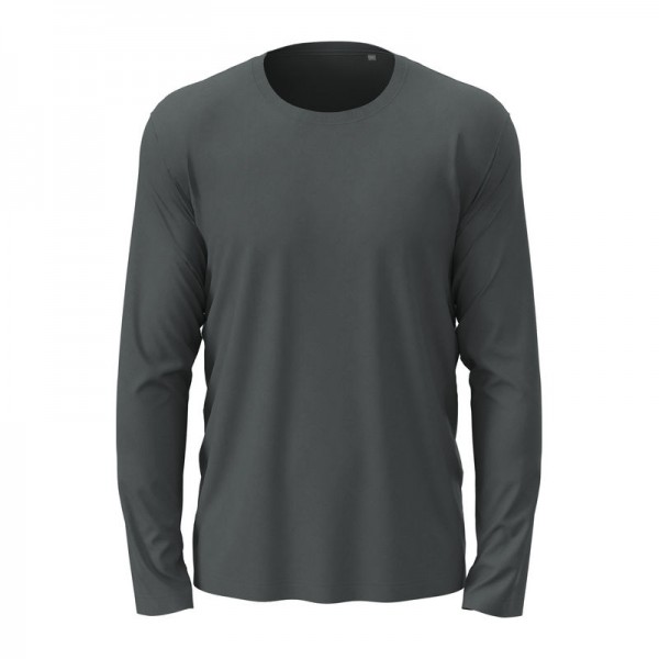Classic-T Unisex Long Sleeve M Slate Grey