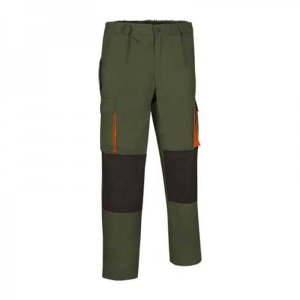 Trousers Darko L Military Green-Black-Party Orange