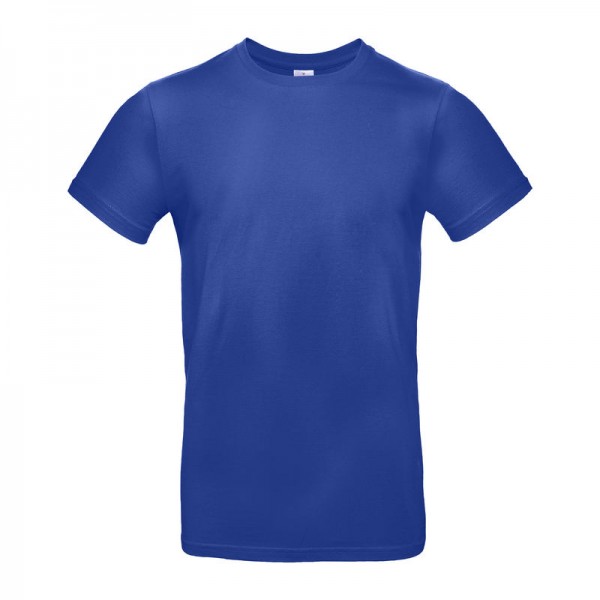 B&C #E190 UNISEX T-SHIRT M Cobalt Blue