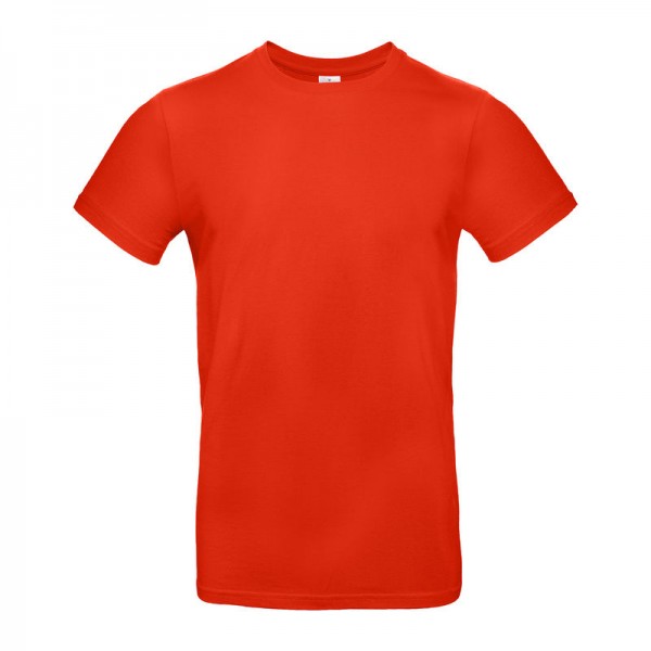 B&C #E190 UNISEX T-SHIRT 2XL Fire Red