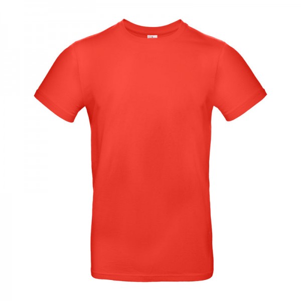 B&C #E190 UNISEX T-SHIRT XL Sunset Orange