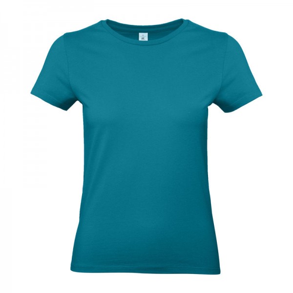 B&C #E190 /WOMEN T-SHIRT M Diva Blue