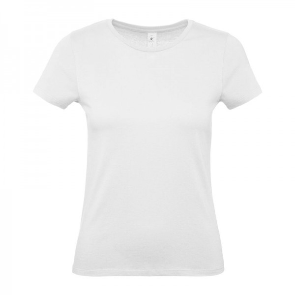 B&C #E150 WOMEN T-SHIRT S White