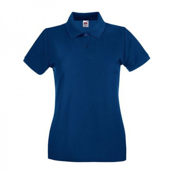 LADY FIT PREMIUM POLO L Navy