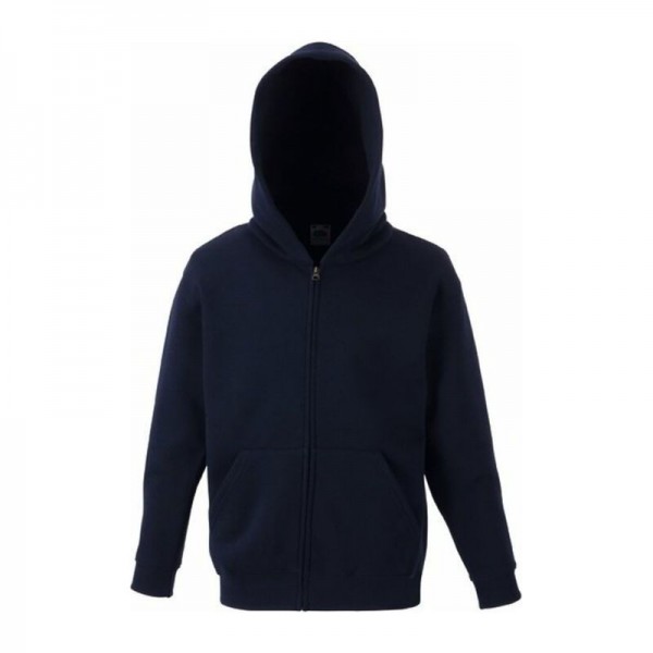 KIDS HOODED SWEAT JACKET 7/8 Deep Navy