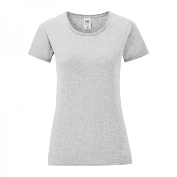 LADIES ICONIC 150 T S Heather Grey