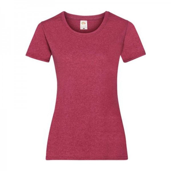 LADY-FIT VALUEWEIGHT T L Vintage Heather Red