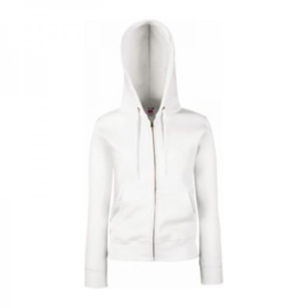 LADY FIT HOODED JACKET XS White