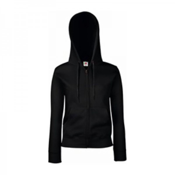 LADY FIT HOODED JACKET M Black
