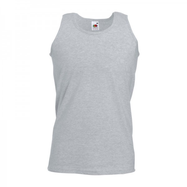ATHLETIC VEST L Heather Grey