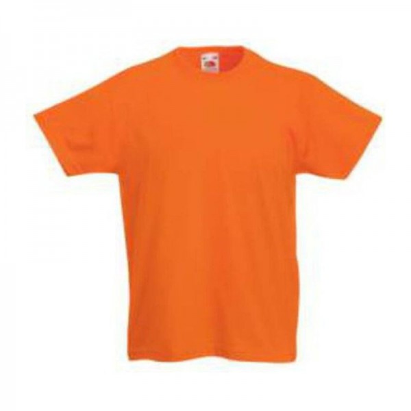 Kids Valueweight T 3/4 Orange