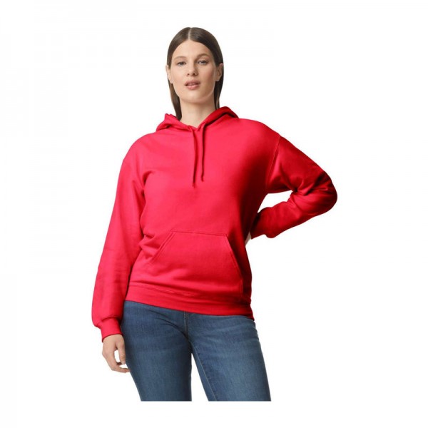 Softstyle® Midweight Fleece Adult Hoodie 4XL Red