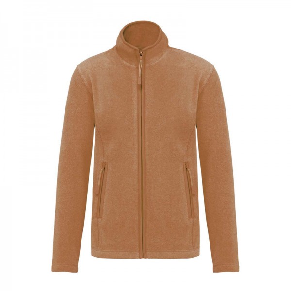 MAUREEN - LADIES' FULL ZIP MICROFLEECE JACKET 3XL Camel Heather